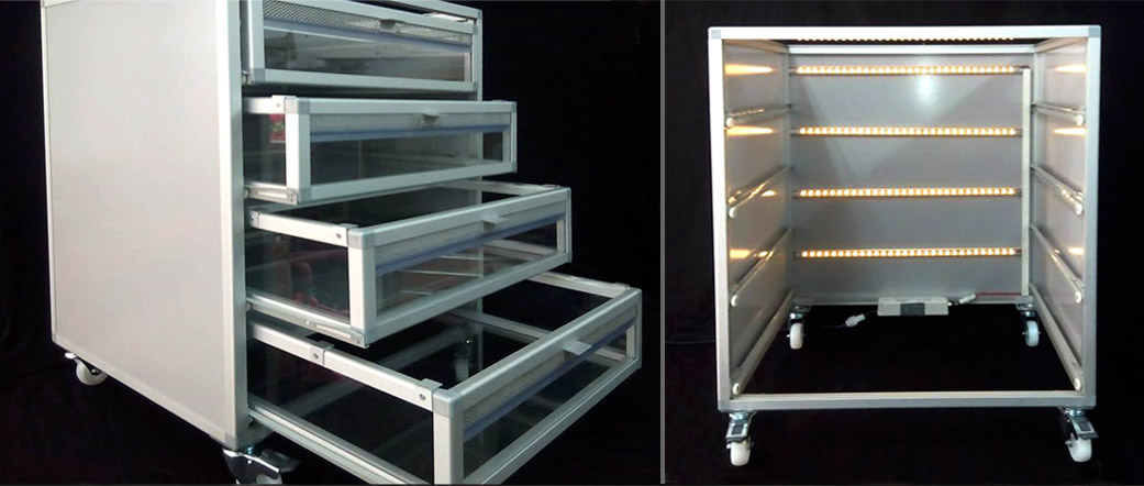 Racks para reptiles